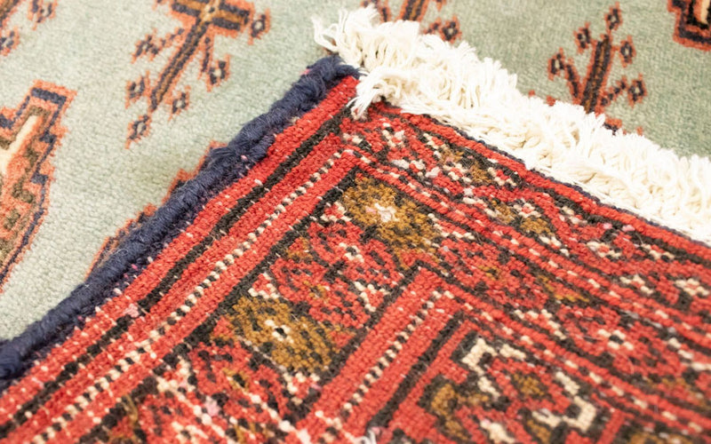 Turkaman Teppich 100 x 50 cm - rot