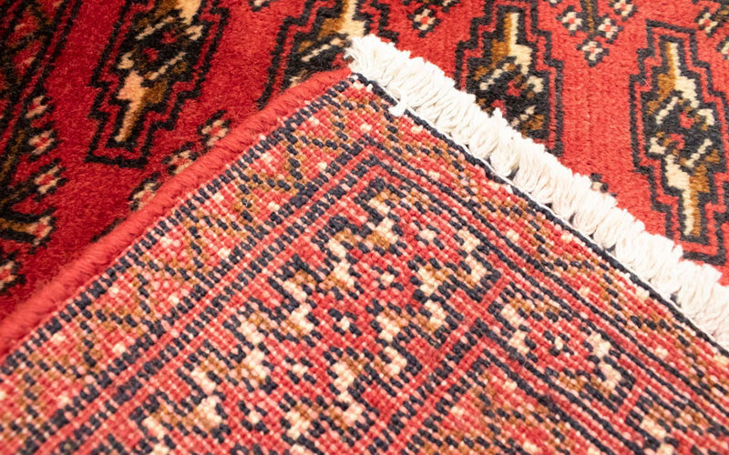 Turkaman Teppich 100 x 50 cm - rot