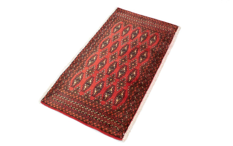 Turkaman Teppich 100 x 50 cm - rot