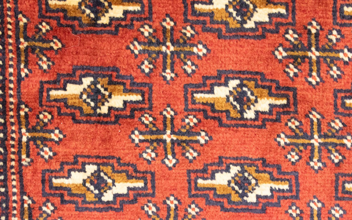 Turkaman Teppich 100 x 50 cm - rot