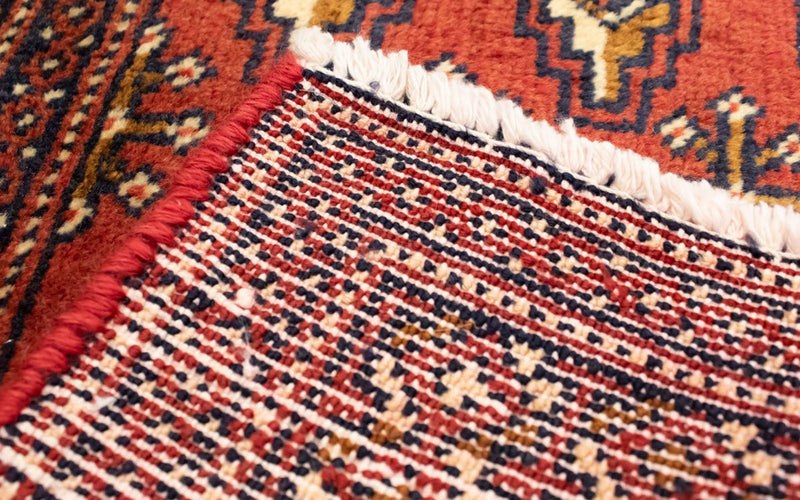 Turkaman Teppich 100 x 50 cm - rot