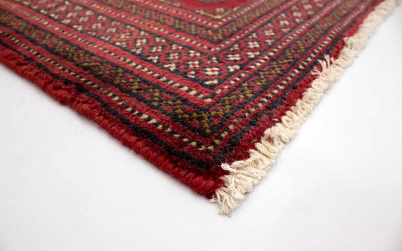 Turkaman Teppich 100 x 50 cm - rot