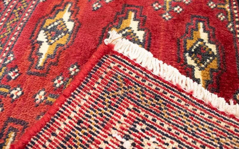 Turkaman Teppich 100 x 50 cm - rot