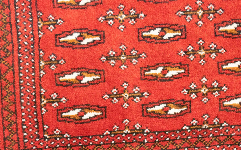 Turkaman Teppich 100 x 50 cm - rot