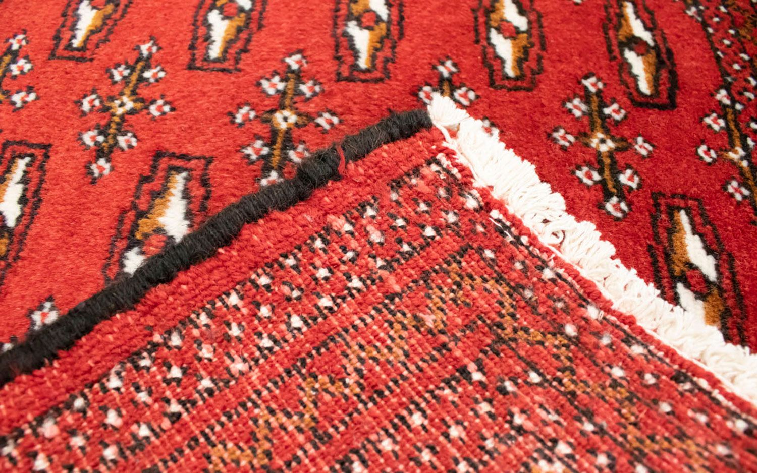 Turkaman Teppich 100 x 50 cm - rot