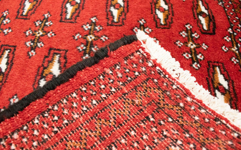 Turkaman Teppich 100 x 50 cm - rot
