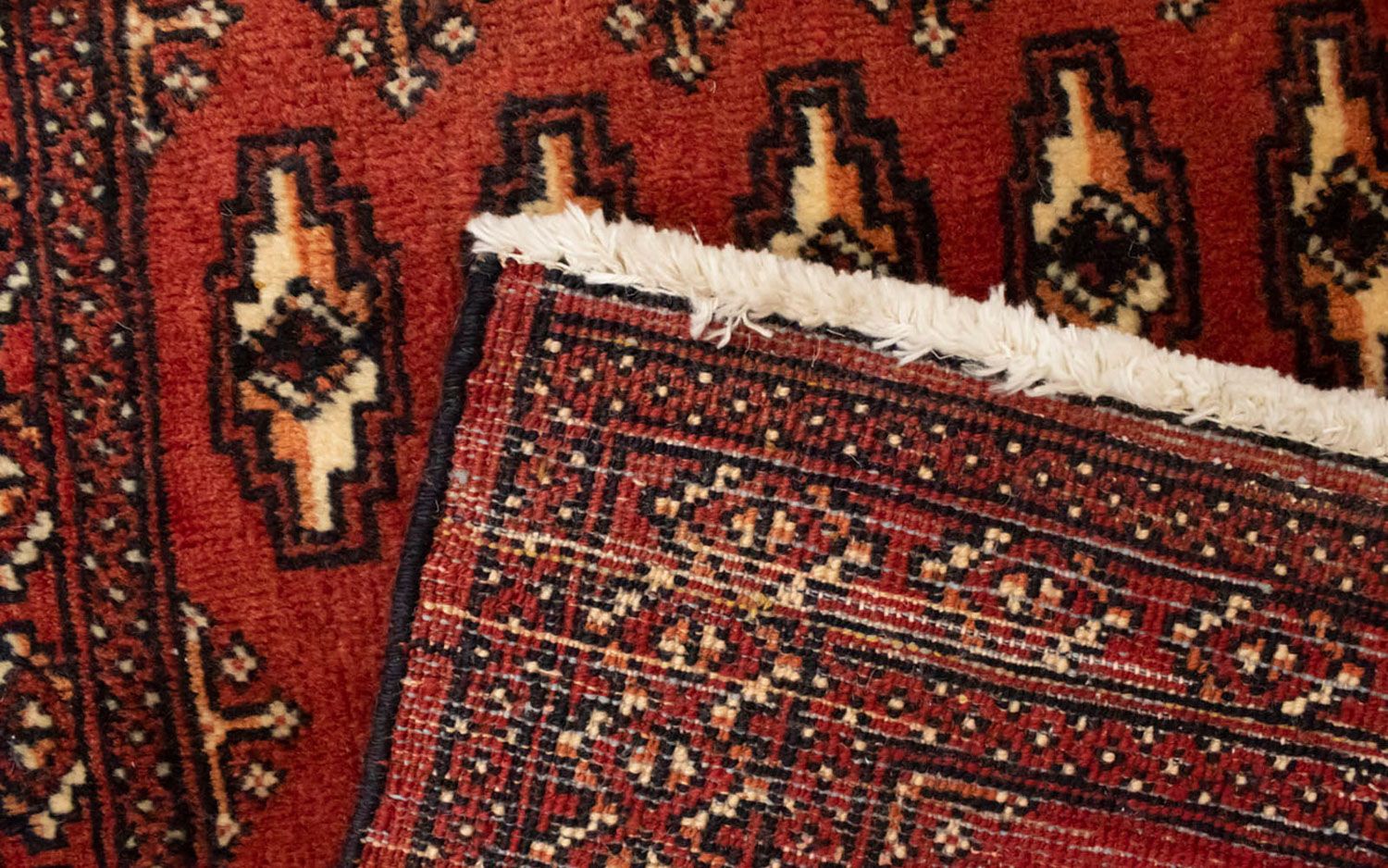 Turkaman Teppich 130 x 60 cm - rot