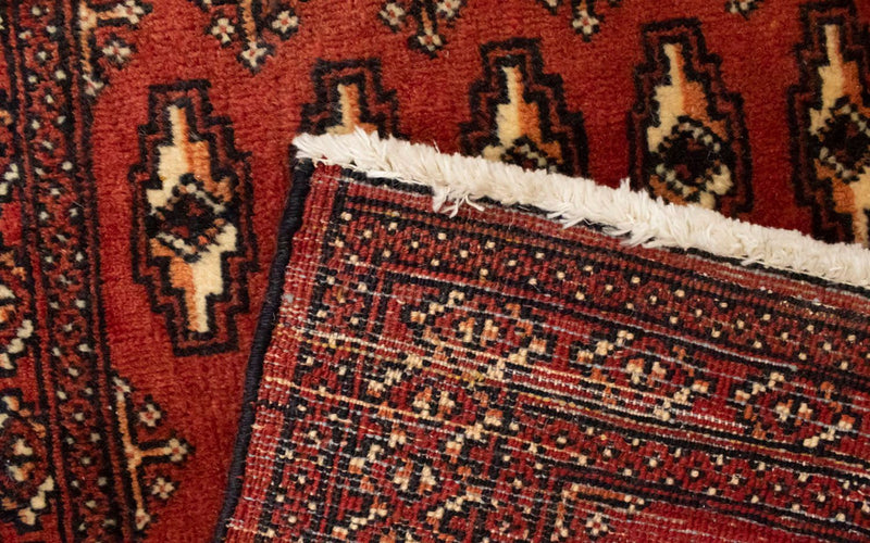 Turkaman Teppich 130 x 60 cm - rot