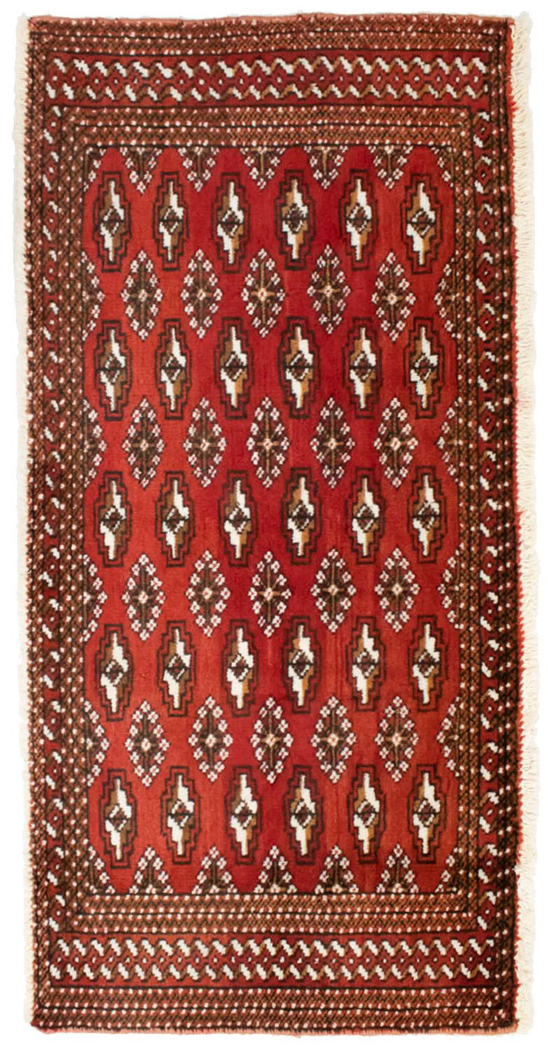 Turkaman Teppich 130 x 60 cm - rot