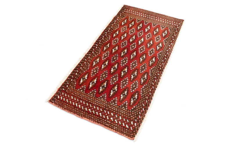 Turkaman Teppich 130 x 60 cm - rot
