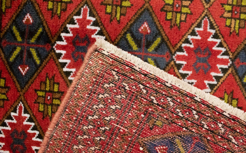 Turkaman Teppich 130 x 60 cm - orange