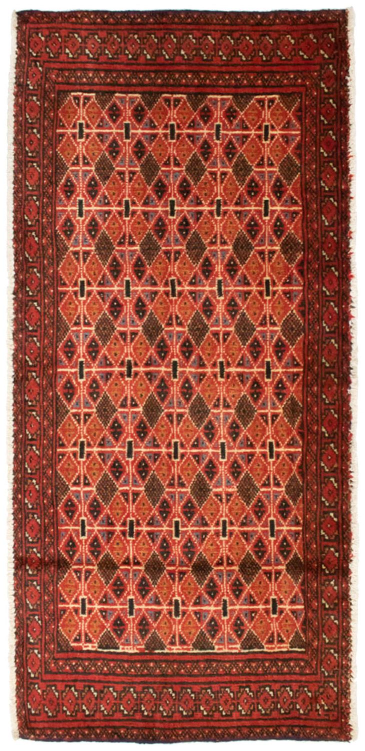 Turkaman Teppich 130 x 60 cm - orange