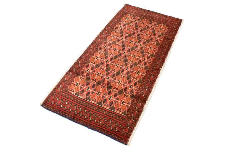 Turkaman Teppich 130 x 60 cm - orange