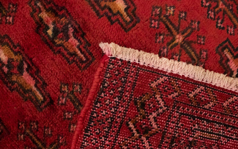 Turkaman Teppich 130 x 60 cm - rot