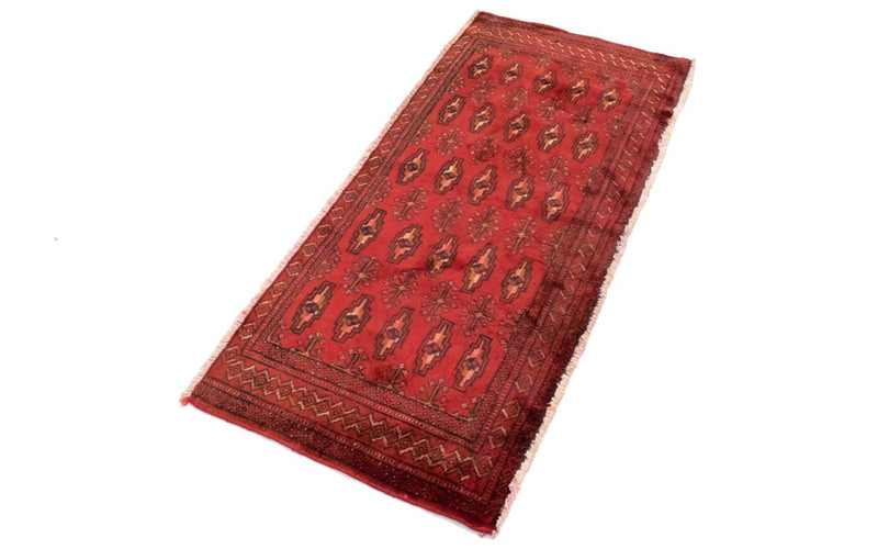 Turkaman Teppich 130 x 60 cm - rot