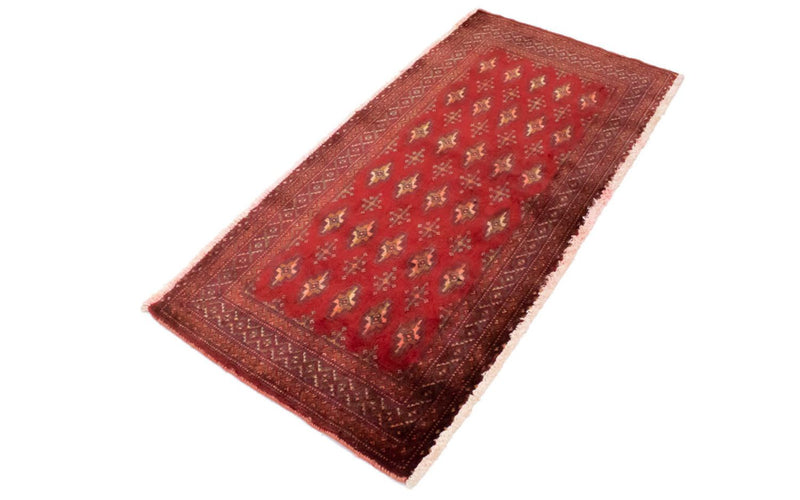 Turkaman Teppich 130 x 60 cm - rot
