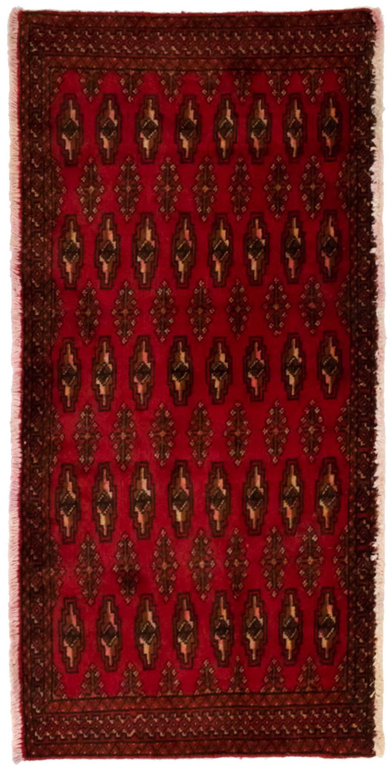 Turkaman Teppich 130 x 60 cm - rot