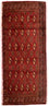 Turkaman Teppich 130 x 60 cm - rot