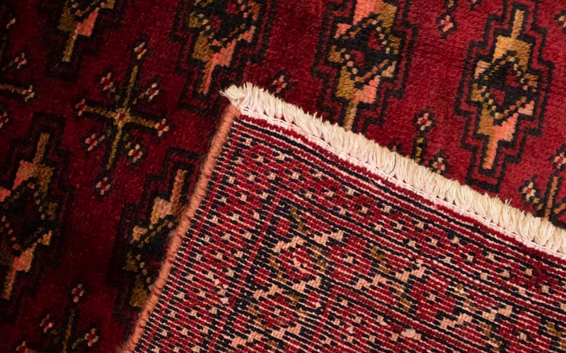 Turkaman Teppich 130 x 60 cm - rot