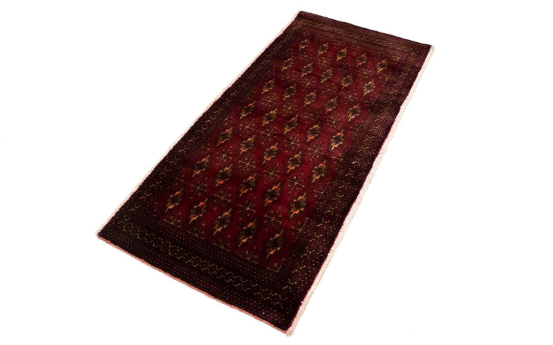 Turkaman Teppich 130 x 60 cm - rot