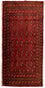 Turkaman Teppich 130 x 60 cm - rot