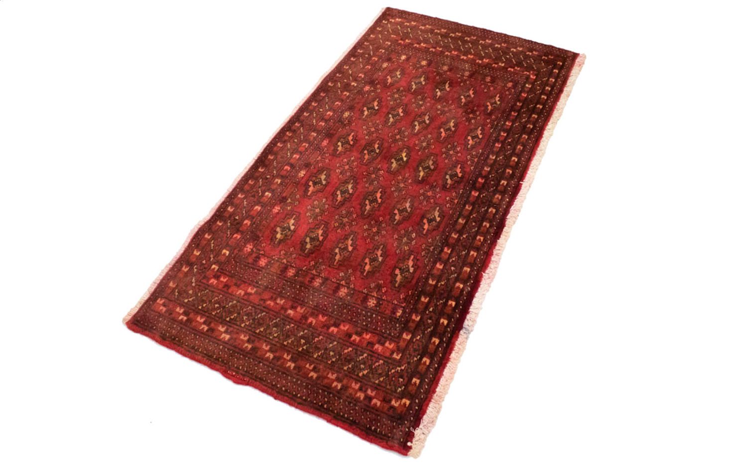 Turkaman Teppich 130 x 60 cm - rot