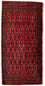 Turkaman Teppich 130 x 60 cm - rot