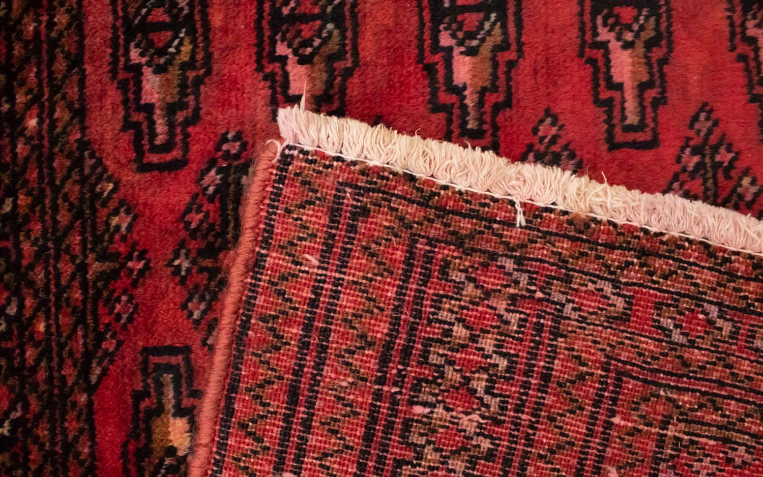 Turkaman Teppich 130 x 60 cm - rot
