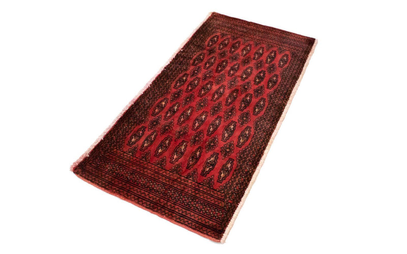 Turkaman Teppich 130 x 60 cm - rot