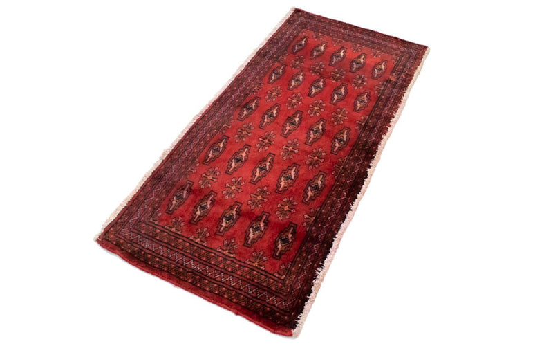 Turkaman Teppich 130 x 60 cm - rot