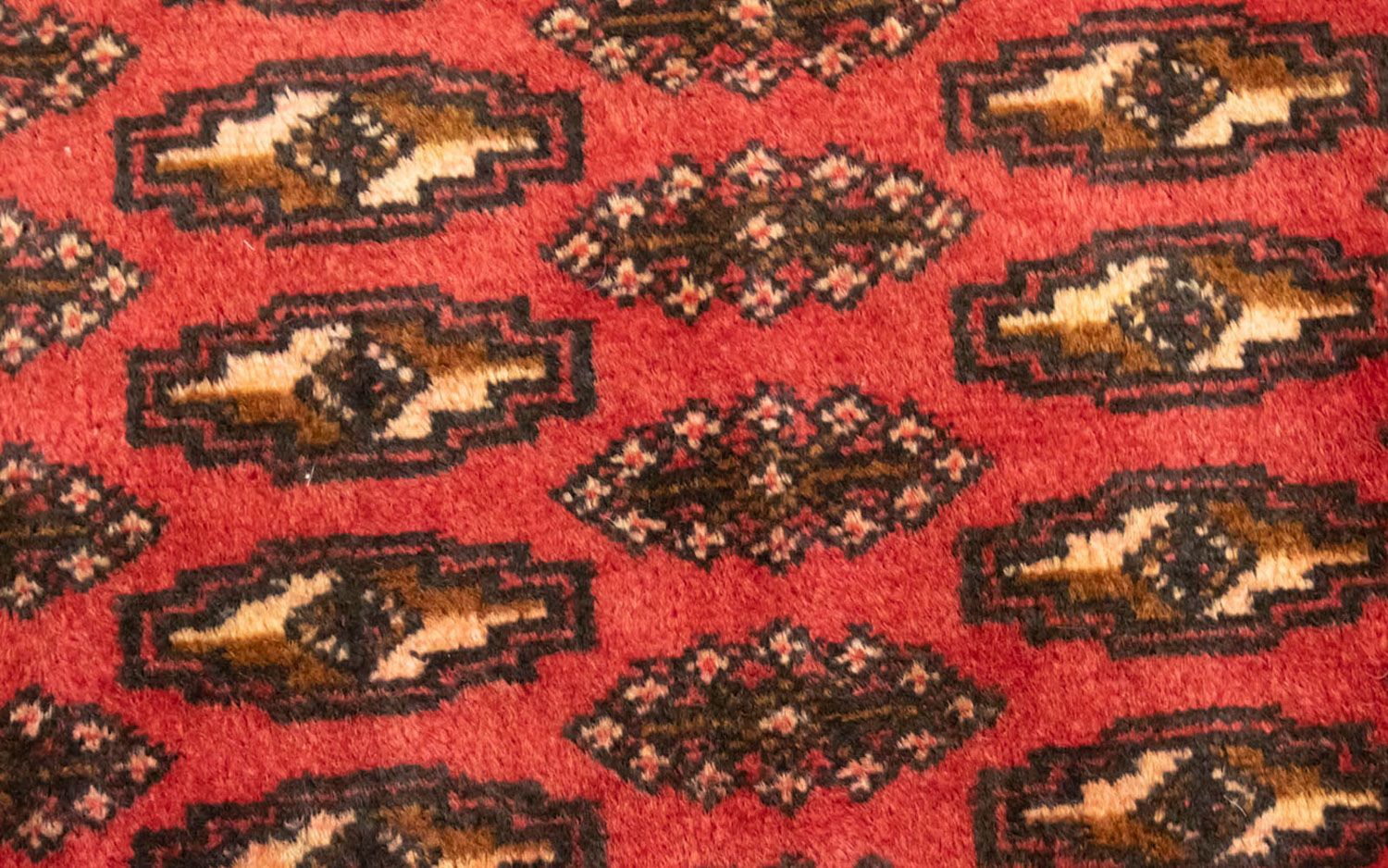 Turkaman Teppich 100 x 50 cm - rot