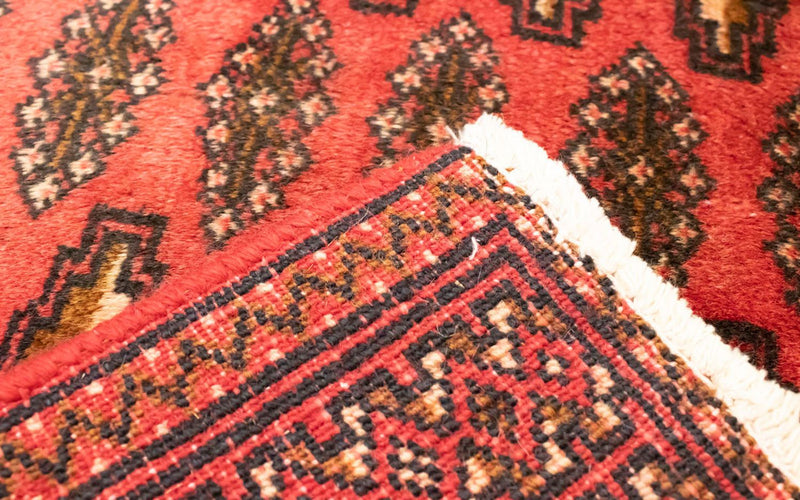Turkaman Teppich 100 x 50 cm - rot
