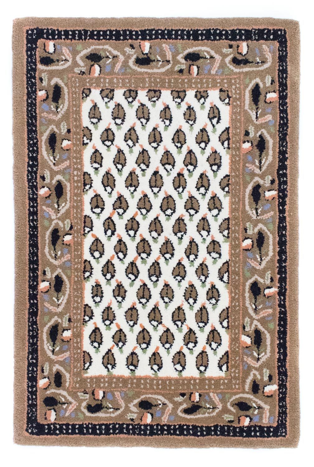 Wollteppich 90 x 60 cm Fußmatte