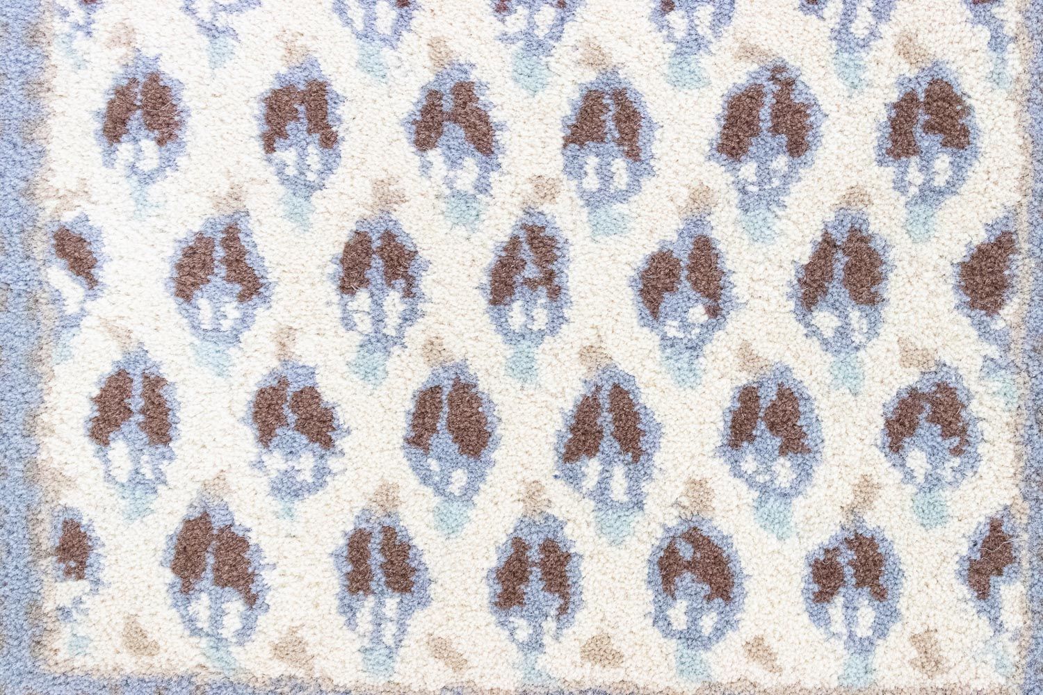 Wollteppich 88 x 59 cm Fußmatte