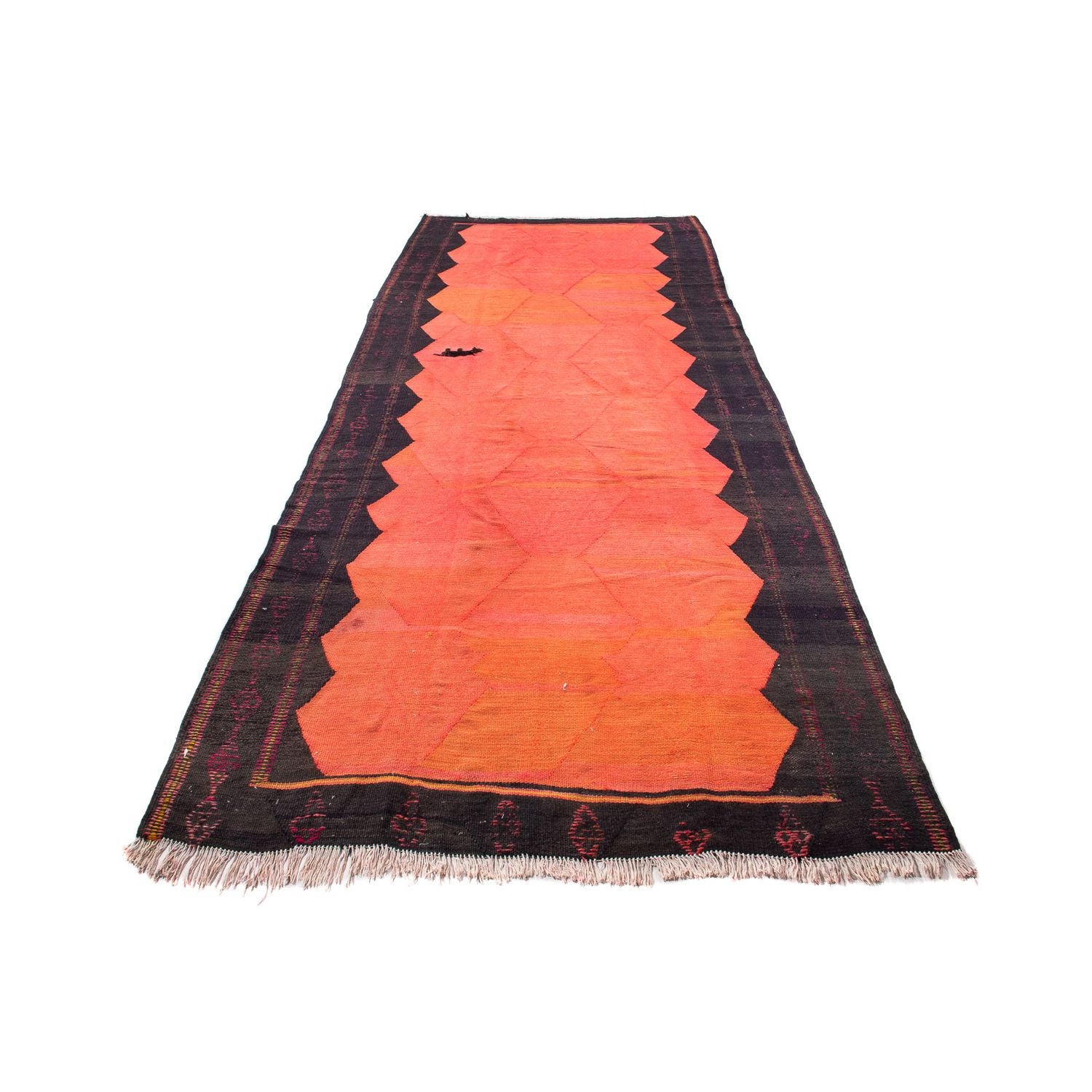 Kelim Teppich - Old 360 x 145 cm - mehrfarbig