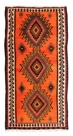 Kelim Teppich - Old 265 x 145 cm - mehrfarbig