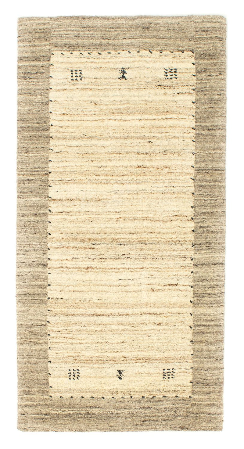 Gabbeh Teppich - Softy 142 x 70 cm - natur