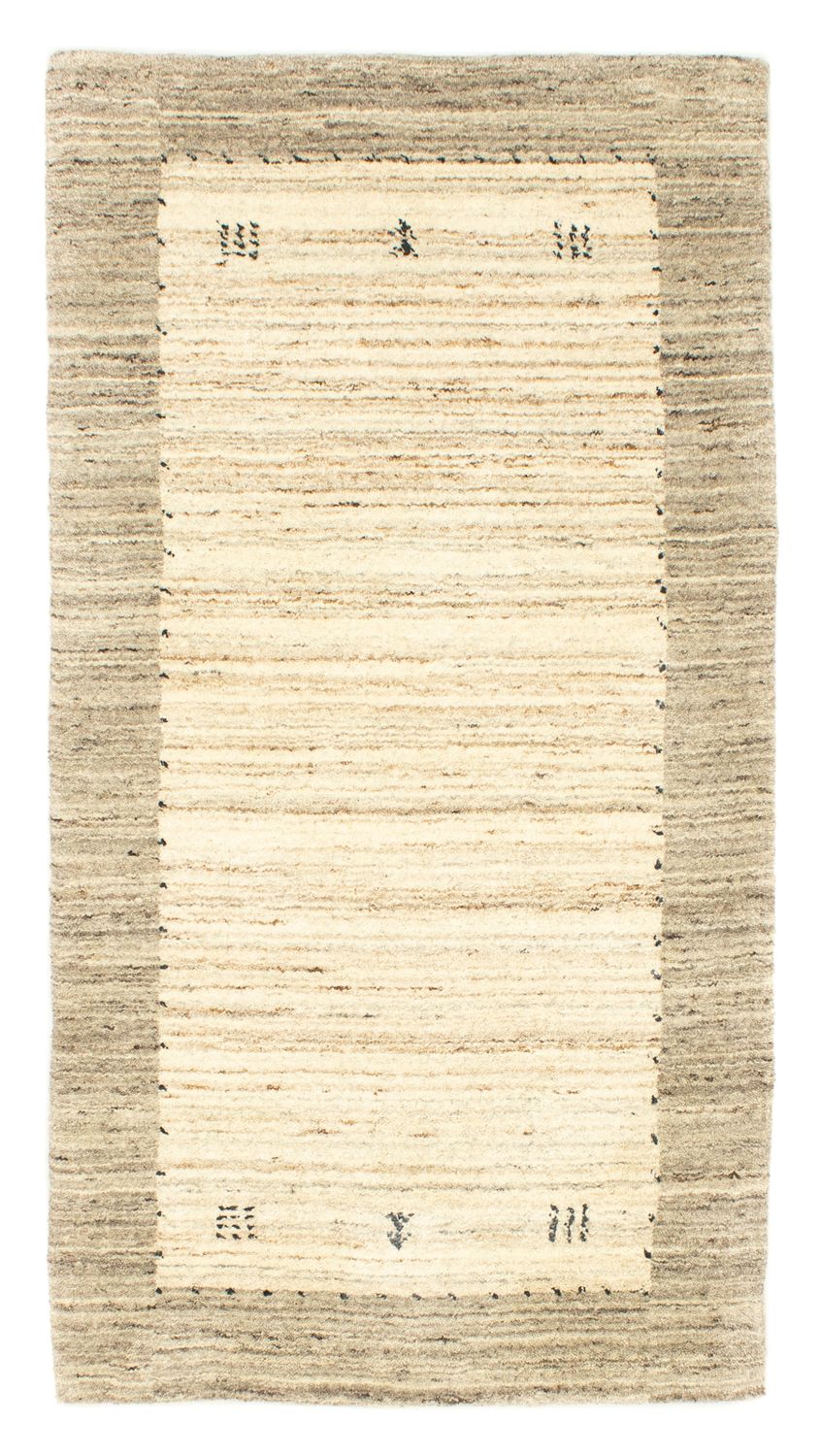 Gabbeh Teppich - Softy 141 x 71 cm - natur