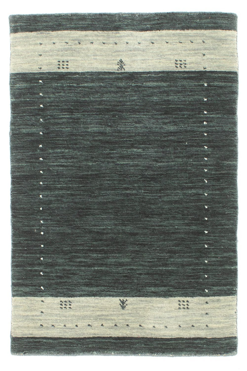 Gabbeh Teppich - Softy 93 x 64 cm - anthrazit
