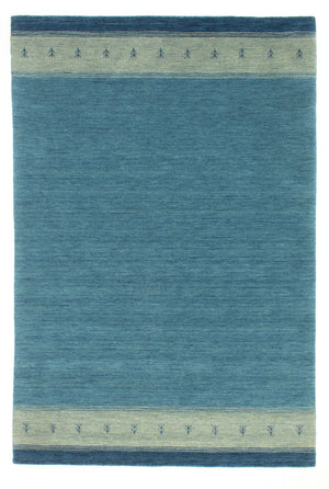 Gabbeh Teppich - Softy 203 x 144 cm - blau