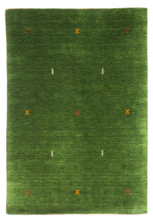 Gabbeh Teppich - Softy 196 x 145 cm - grün