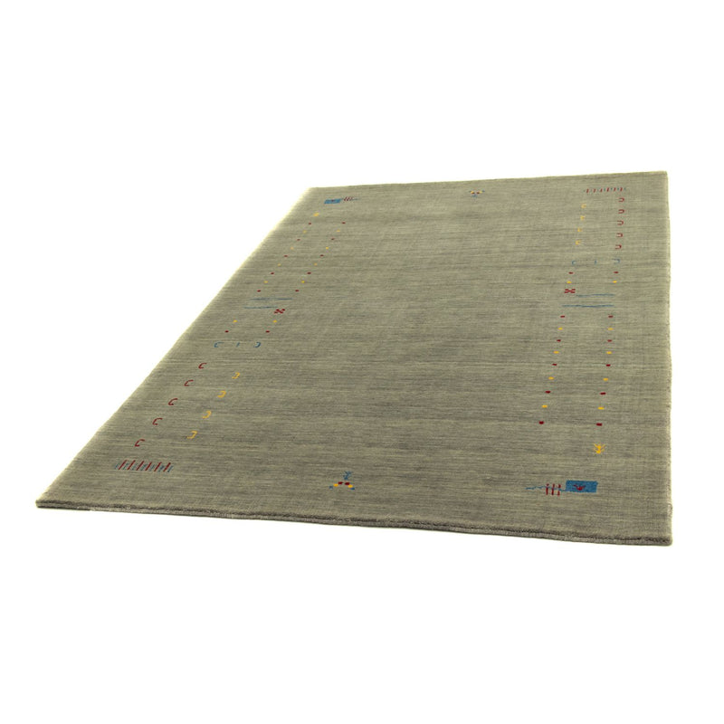 Gabbeh Teppich - Softy 201 x 141 cm - silber
