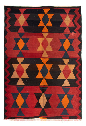 Kelim Teppich - Old 295 x 120 cm - mehrfarbig