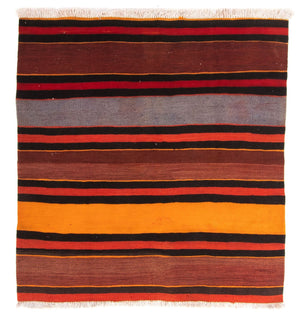 Kelim Teppich - Old 150 x 135 cm - mehrfarbig