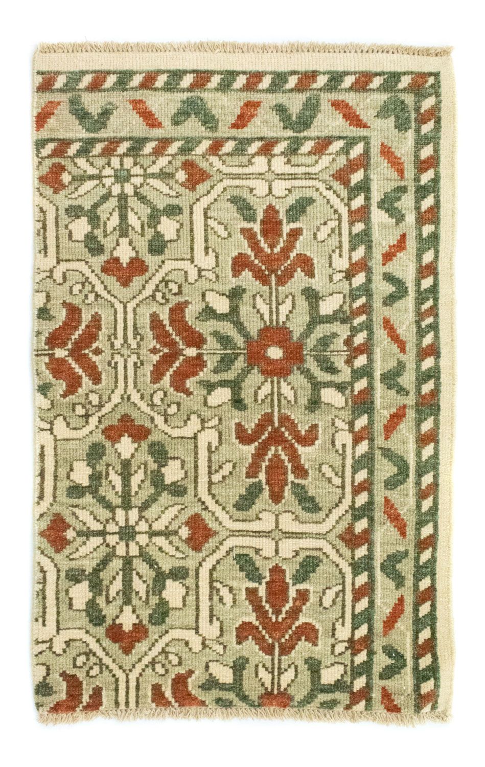 Wollteppich 93 x 60 cm Fußmatte