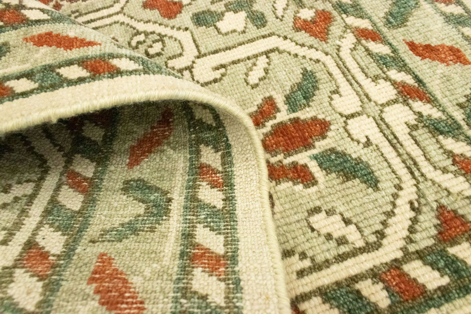 Wollteppich 93 x 60 cm Fußmatte