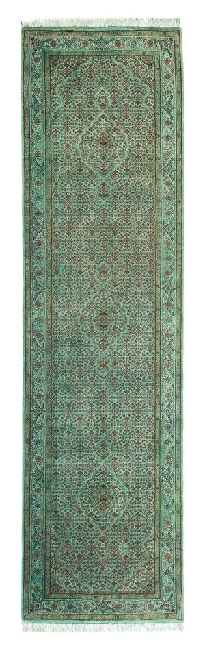 Orientteppich - Täbriz 305 x 84 cm - grün