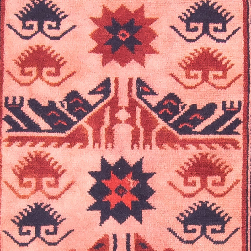 Kelim Teppich - Oriental 400 x 75 cm - hellrot