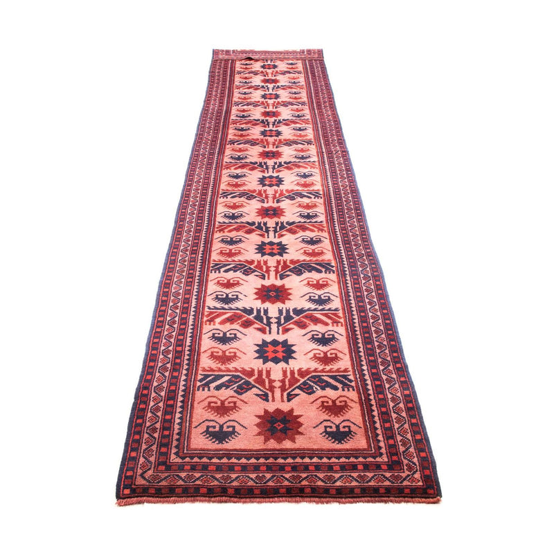 Kelim Teppich - Oriental 400 x 75 cm - hellrot