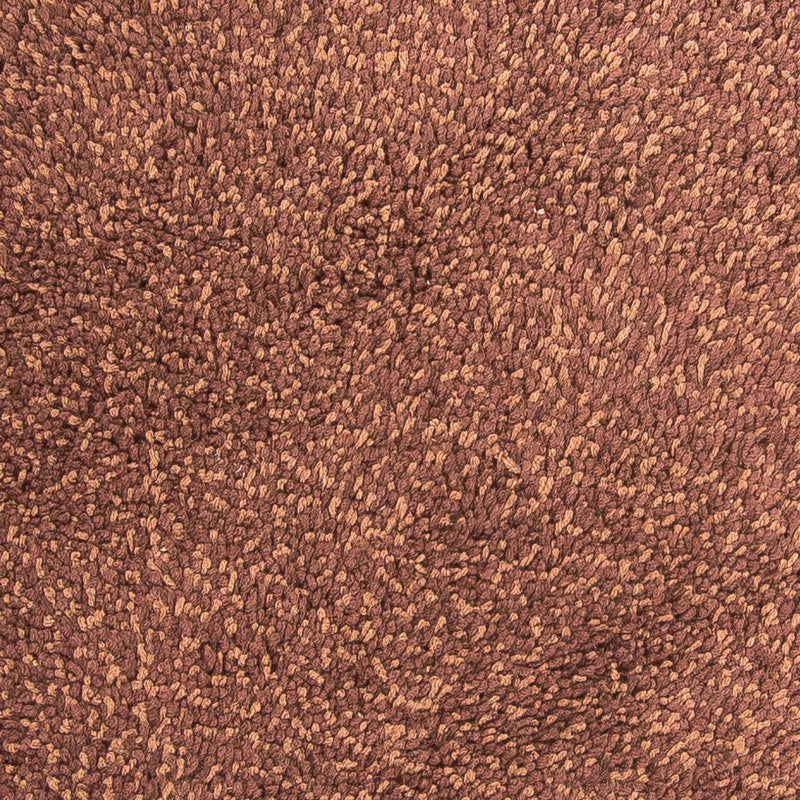 Hochflor Teppich 150 x 150 cm - braun